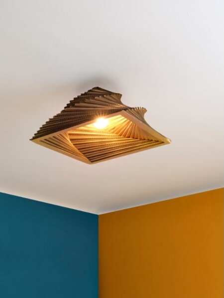 Ledvance - Plafoniera DECOR CARDBOARD 1xE27/15W/230V 40x40 cm