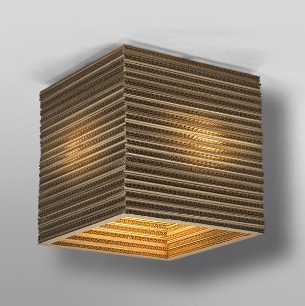 Ledvance - Plafoniera DECOR CARDBOARD 1xE27/15W/230V 25x25 cm