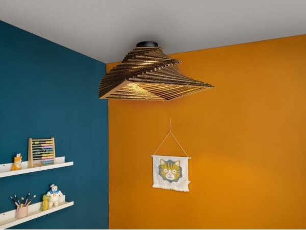 Ledvance - Plafoniera DECOR CARDBOARD 1xE27/15W/230V 40x40 cm