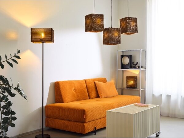Ledvance - Lampadario a sospensione con filo DECOR CARDBOARD 3xE27/15W/230V