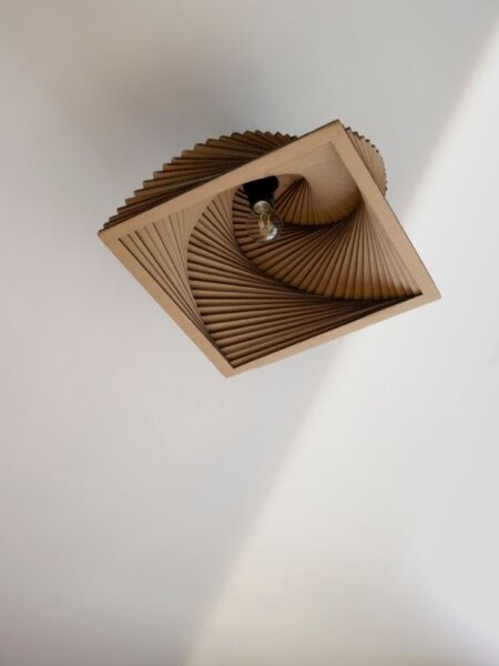 Ledvance - Plafoniera DECOR CARDBOARD 1xE27/15W/230V 40x40 cm