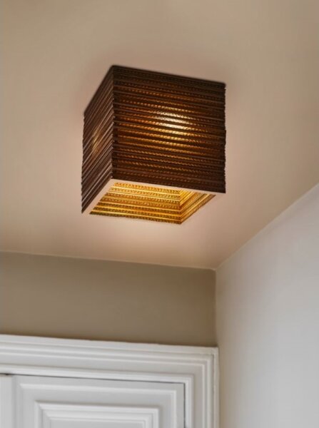 Ledvance - Plafoniera DECOR CARDBOARD 1xE27/15W/230V 25x25 cm