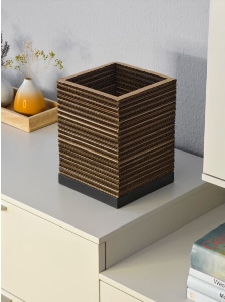 Ledvance - Lampada da tavolo DECOR CARDBOARD 1xE27/15W/230V 20x20 cm