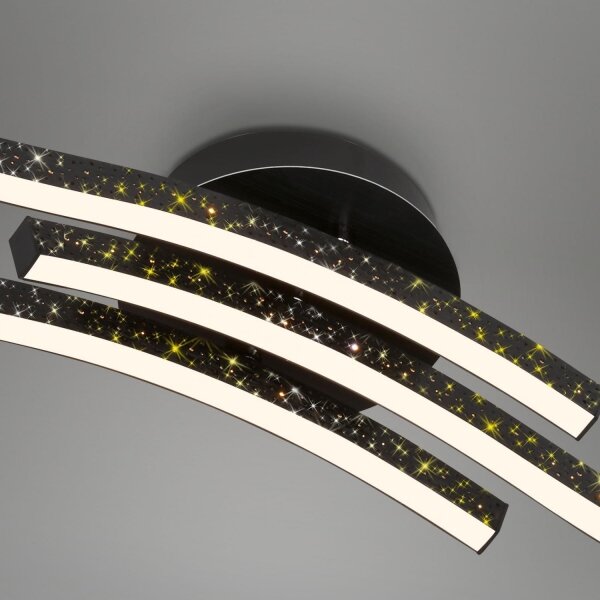 Brilo - Plafoniera LED LED/19W/230V 3000K nero