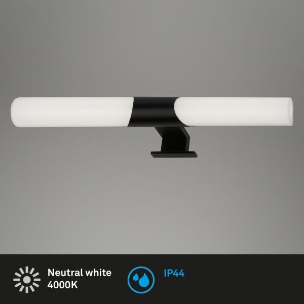 Briloner 3113-115 - Illuminazione a LED per specchi da bagno LED/12W/230V IP44 nero