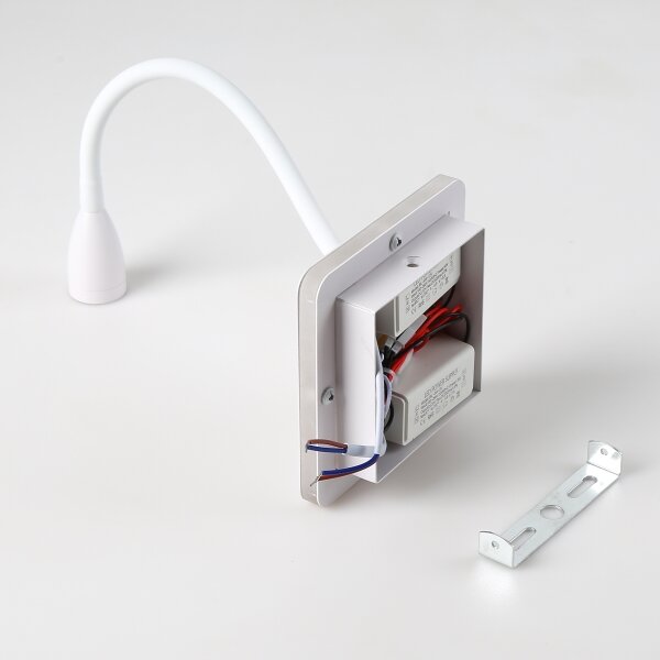 Brilagi - LED Lampada flessibile da muro MAYA Double LED/4W/230V + LED/3W bianco
