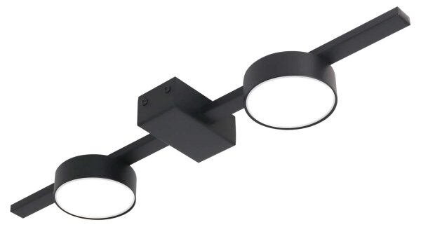 Plafoniera LED JOY 2xGX53/6W/230V nero