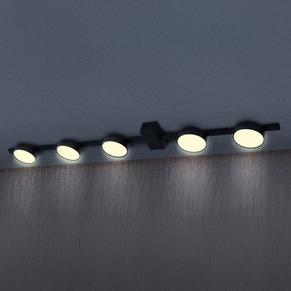 Plafoniera LED JOY 5xGX53/6W/230V nero