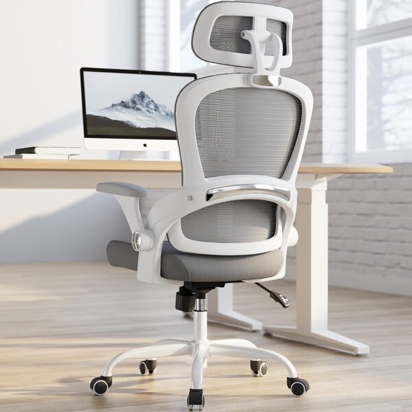 Sedia da ufficio ergonomica con poggiatesta regolabile