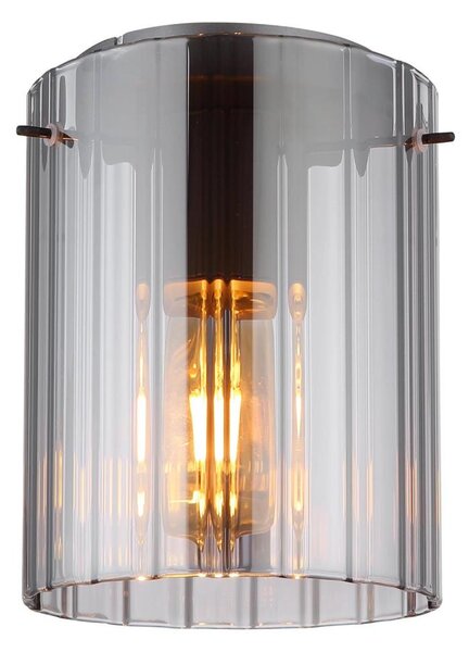Globo 15904DS - Plafoniera TULIVAR 1xE27/40W/230V diametro 18 cm grigio