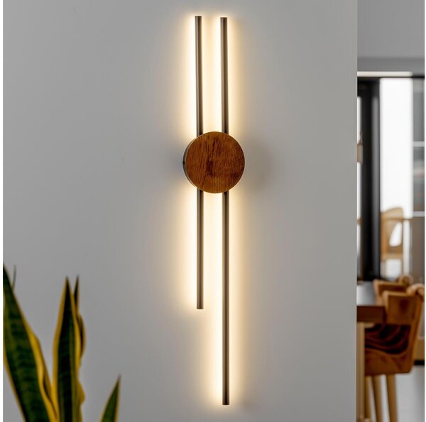 Brilagi - Applique a LED WOODY COLLINE LED/15W/230V 80 cm quercia ciliegio