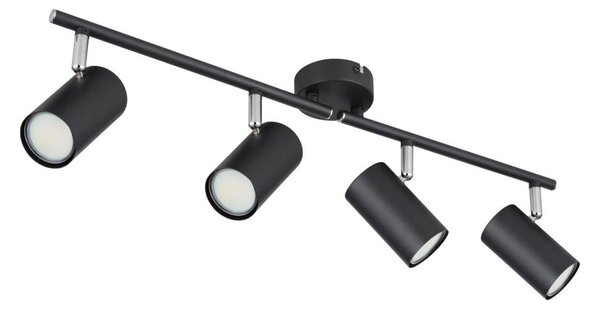 Globo 57914-4 - Faretto ALLVI 4xGU10/25W/230V nero