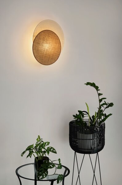 Brilagi - Applique CIRCLES 1xE27/15W/230V 45x45 cm beige/color crema