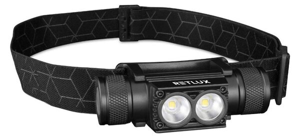 Retlux - LED Lampada frontale in alluminio ricaricabile e dimmerabile LED/2600 mAh IP65