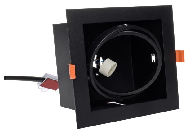 Lampada da incasso PLAZA AR111 1xGU10/12W/230V nero