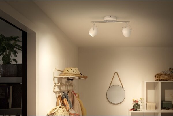 Philips Lirio 57032/31/P0 - Faretto LED PLANET 2xLED/4,2W/230V