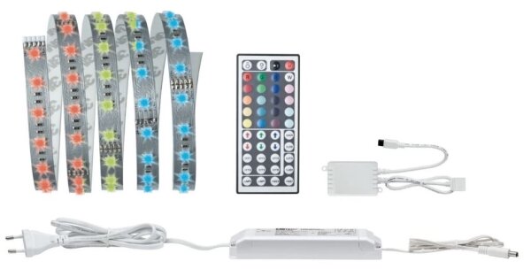 Paulmann 70587 - Striscia LED RGB dimmerabile 20W MAXLED 1,5m 230V + telecomando