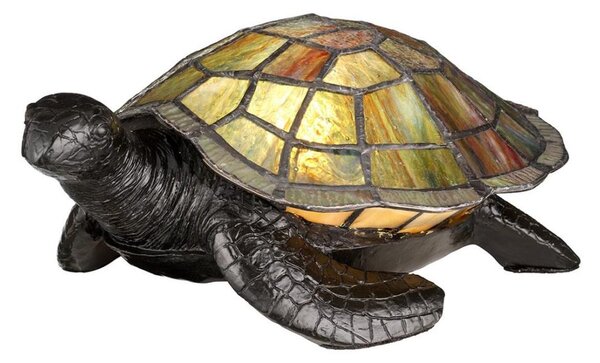 Elstead QZ-SAWBACK-TL - lampada decorativa LED TIFFANY 1xG9/3W/12/230V a forma di tartaruga