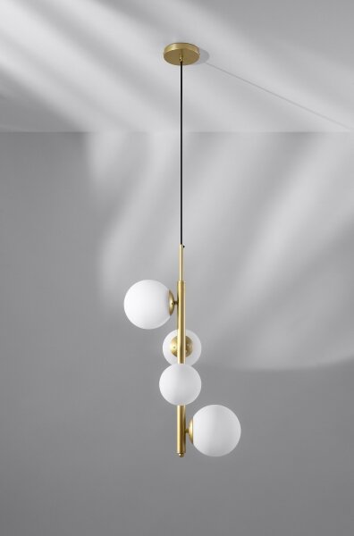 Lampadario a sospensione con filo CORDEL 4xG9/20W/230V oro