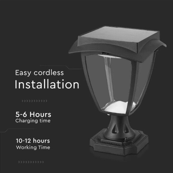 Lampada solare LED LED/2W/3,7V 3000/6000K IP65 2200 mAh