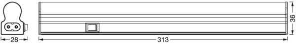 Ledvance - Lampada LED sottopensile con sensore BATTEN LED/4W/230V 32 cm