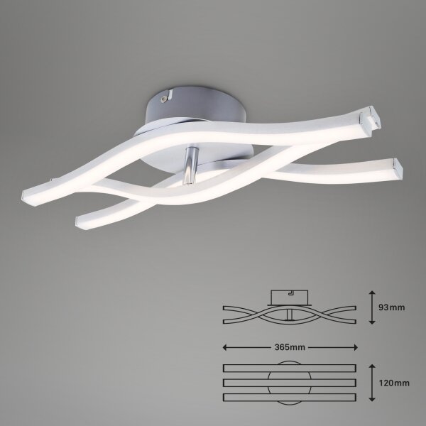 Briloner 3186-039 - Lampadario a plafone LED GO 3xLED/6W/230V