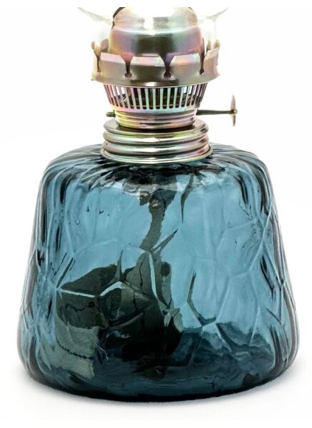 Lampada a olio POLY 38 cm blu