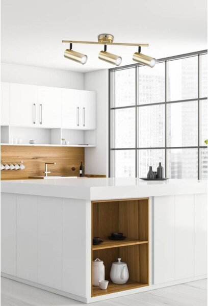 Faretto COLLY 3xGU10/15W/230V oro