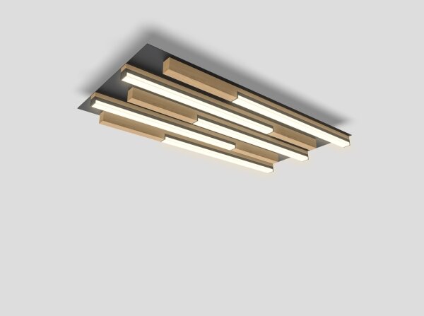 Wofi 9031-506S - Plafoniera LED dimmerabile PALERMO LED/34W/230V legno