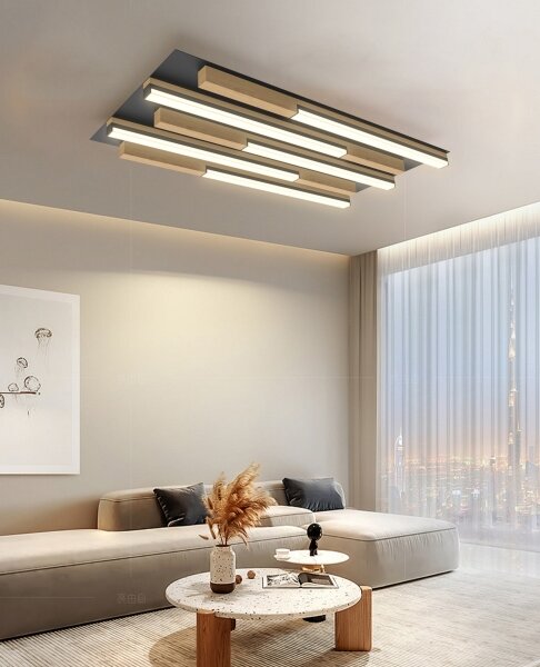 Wofi 9031-506S - Plafoniera LED dimmerabile PALERMO LED/34W/230V legno