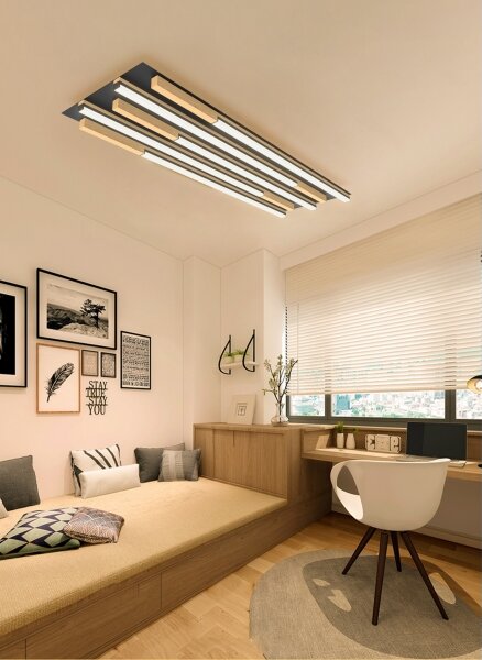Wofi 9031-506L - Plafoniera LED dimmerabile PALERMO LED/57W/230V legno