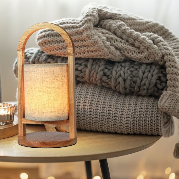 LED Lampada da tavolo touch ricaricabile e dimmerabile LED/1,5W/5V 3000K 1800 mAh beige
