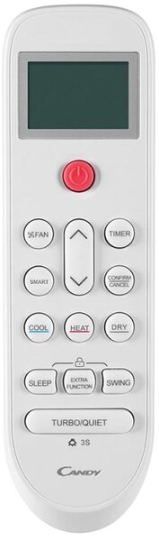 Candy Climatizzatore 12000 Btu Inverter Monosplit Condizionatore con Pompa di Calore Classe A++/A+ Gas R32 Wi-Fi (Unit Interna + Unit Esterna) - 