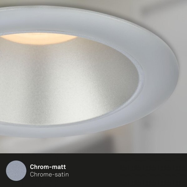 Briloner 7041-034-SET 3x Lampada LED da incasso per bagni LED/4,9W/230V argento