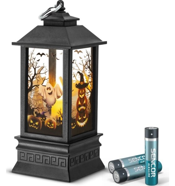 Retlux - LED Decorazione HALLOWEEN LED/3xAAA/bianco caldo lanterna con zucche