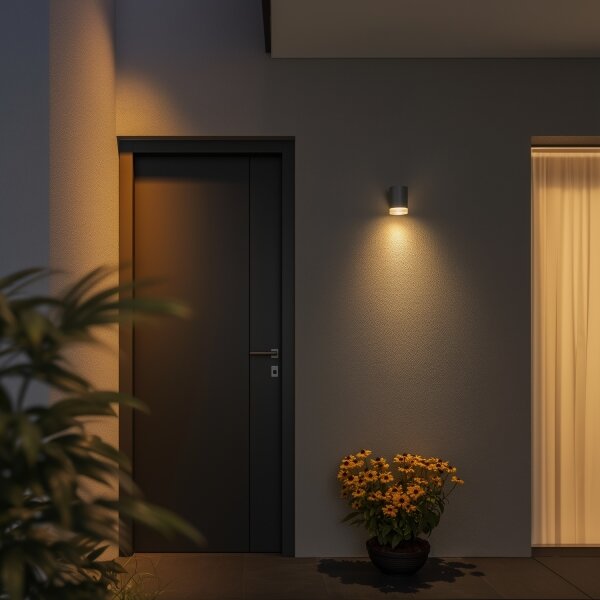 Brilagi - Applique da esterno MATERA 1xGU10/30W/230V grigio IP54