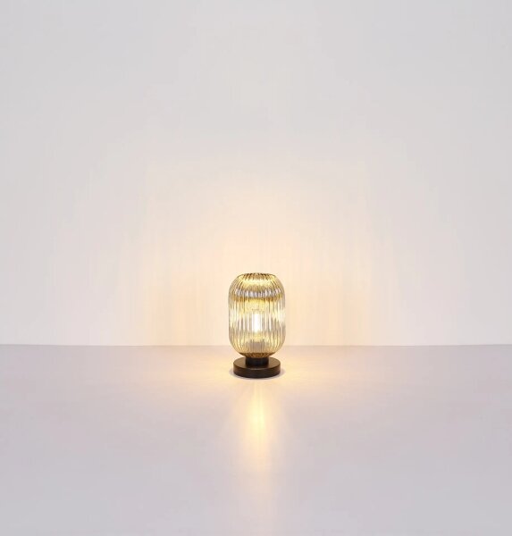 Globo 15469TS - Lampada da tavolo NORMY 1xE27/40W/230V grigio