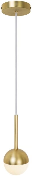 Nordlux - Lampadario su cavo CONTINA 1xG9/5W/230V ottone