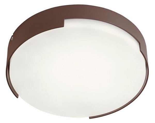 Redo 90006 - Plafoniera LED da esterno SKOR LED/16W/230V IP54 marrone