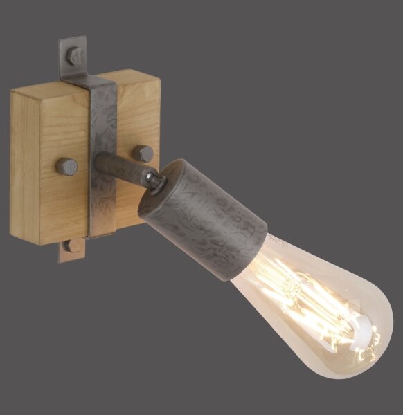 Leuchten Direkt 13471-79 - Luce Spot da parete SLAT 1xE27/40W/230V