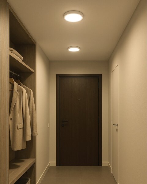Plafoniera LED LED/18W/230V 4200K diametro 21 cm bianco