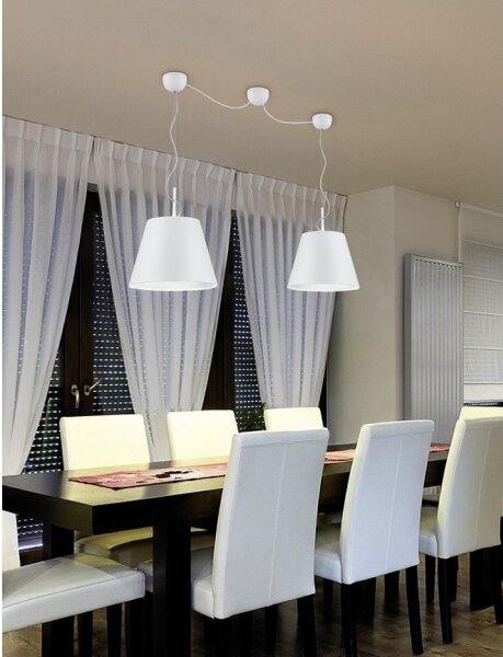 Trio - Lampadario su filo ANDREUS 2xE27/60W/230V