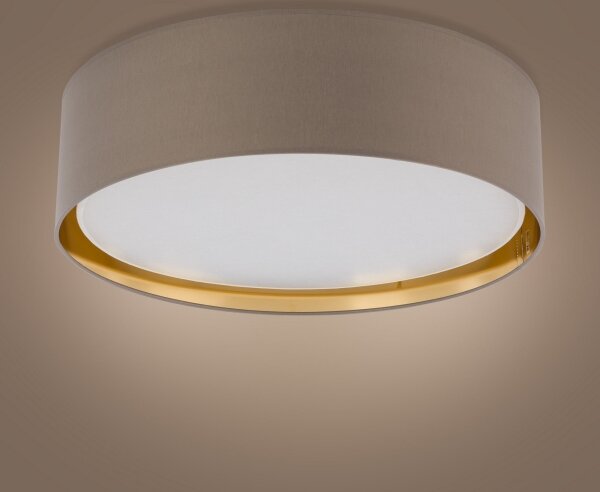 Plafoniera BILBAO 4xE27/15W/230V d. 60 cm marrone/oro