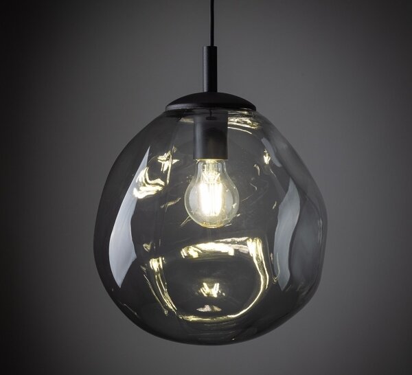 Lampadario su corda SOL 1xE27/60W/230V nero