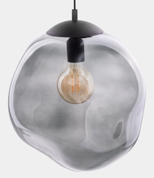 Lampadario su corda SOL 1xE27/60W/230V nero