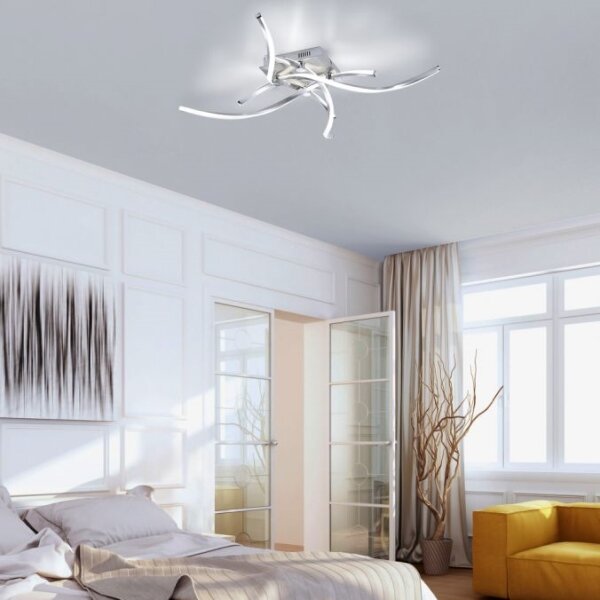 Paul Neuhaus 9144-55 - Lampadario a LED dimmerabile da superficie POLINA LED/27W/230V