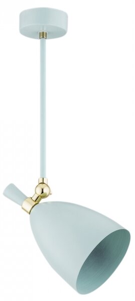 Argon 4685 - Lampadario su palo CHARLOTTE 1xE27/15W/230V blu/oro