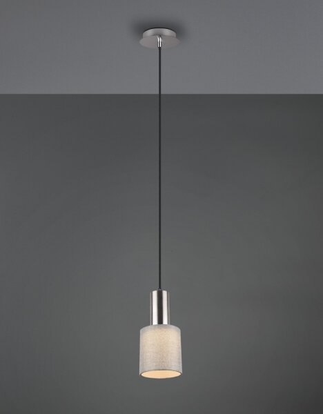 Trio - Lampadario su corda WAILER 1xGU10/5W/230V grigio