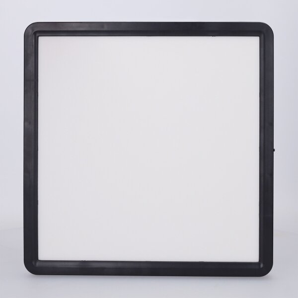 Brilagi - Plafoniera LED dimmerabile ESTELA SQUARE LED/36W/230V 31x31 cm nero + telecomando