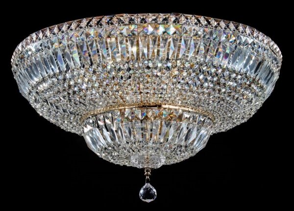Maytoni DIA100-CL-16-G - Plafoniera BASFOR 16xE14/60W/230V oro